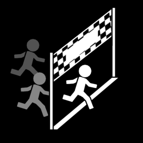 finish / run: finish